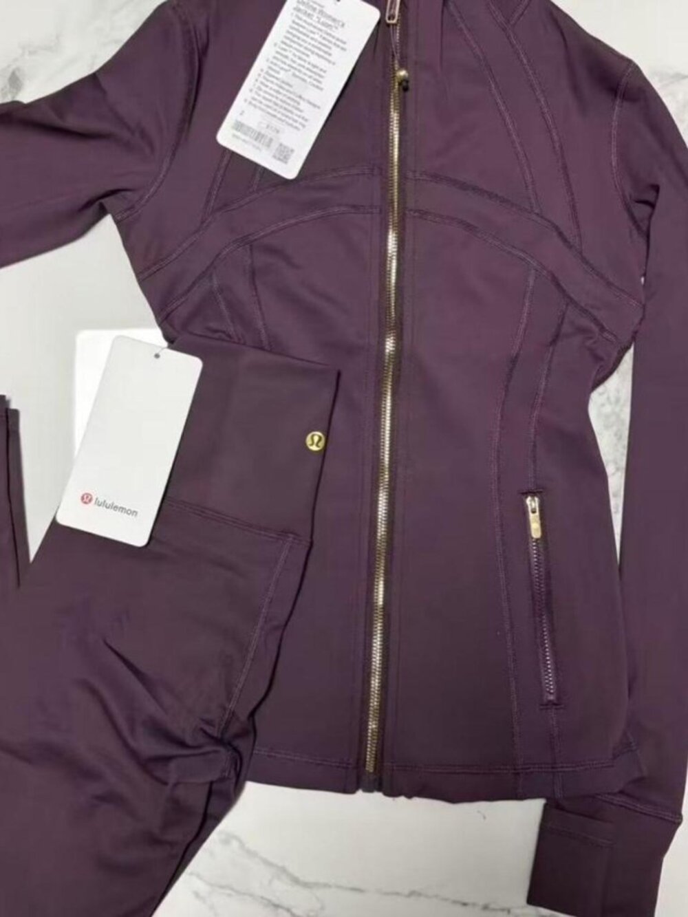 Lululemon Nightmoth Define Jacket and Align Leggings Set